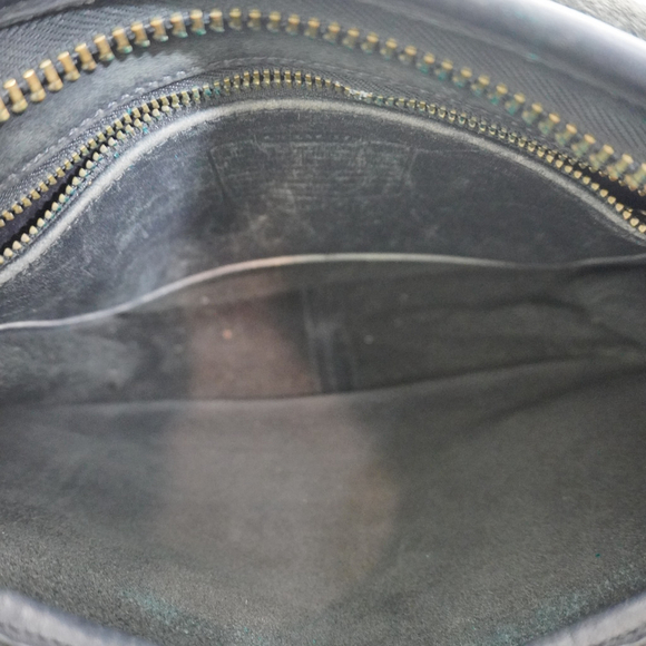 Women's Coach Black Leather Shoulder Bag One Size - Picture 7 of 8